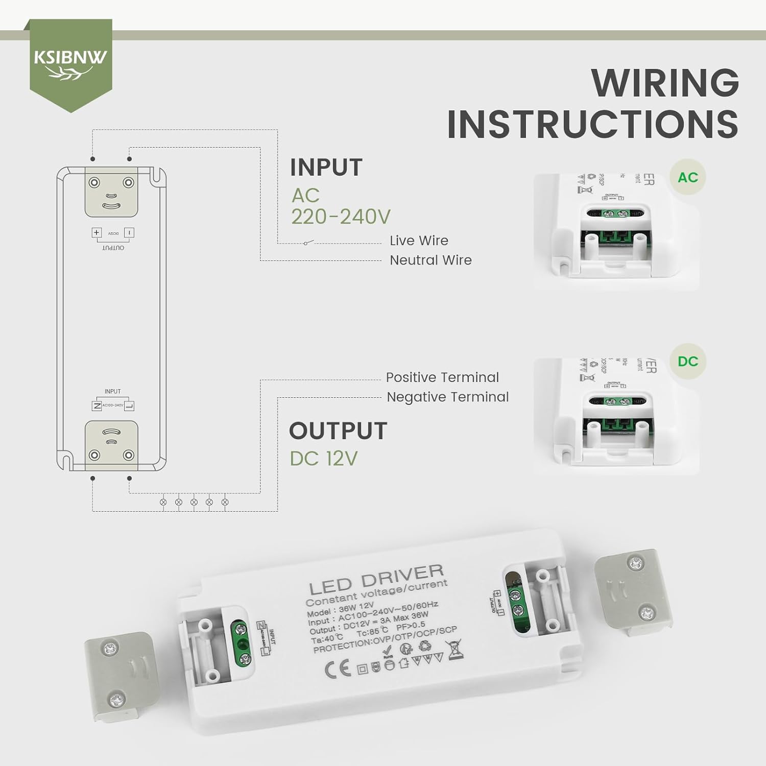 Thumbnail 3 de KSIBNW Alimentatore LED 60W 🔌