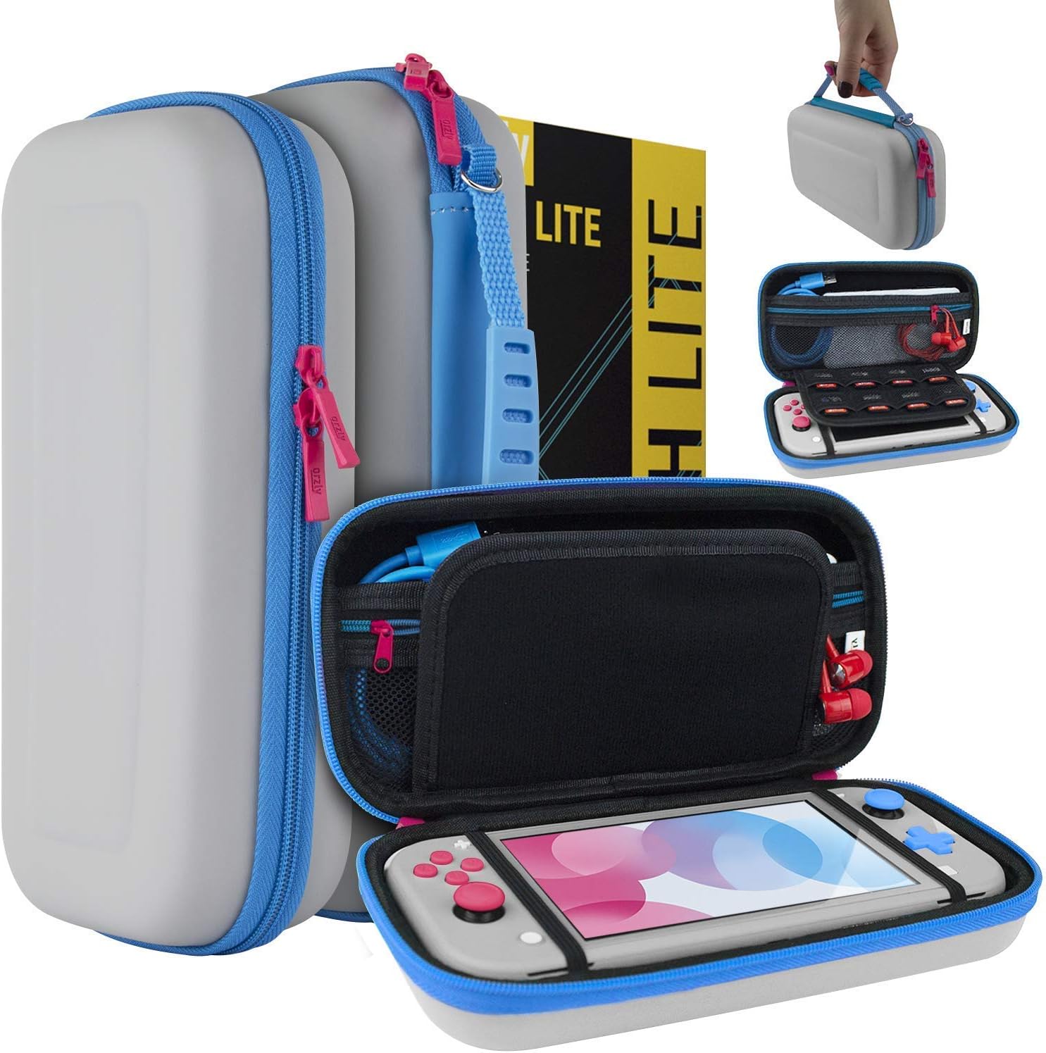 Detalle de Orzly Tragetasche Switch Lite 2019 Schutzhülle