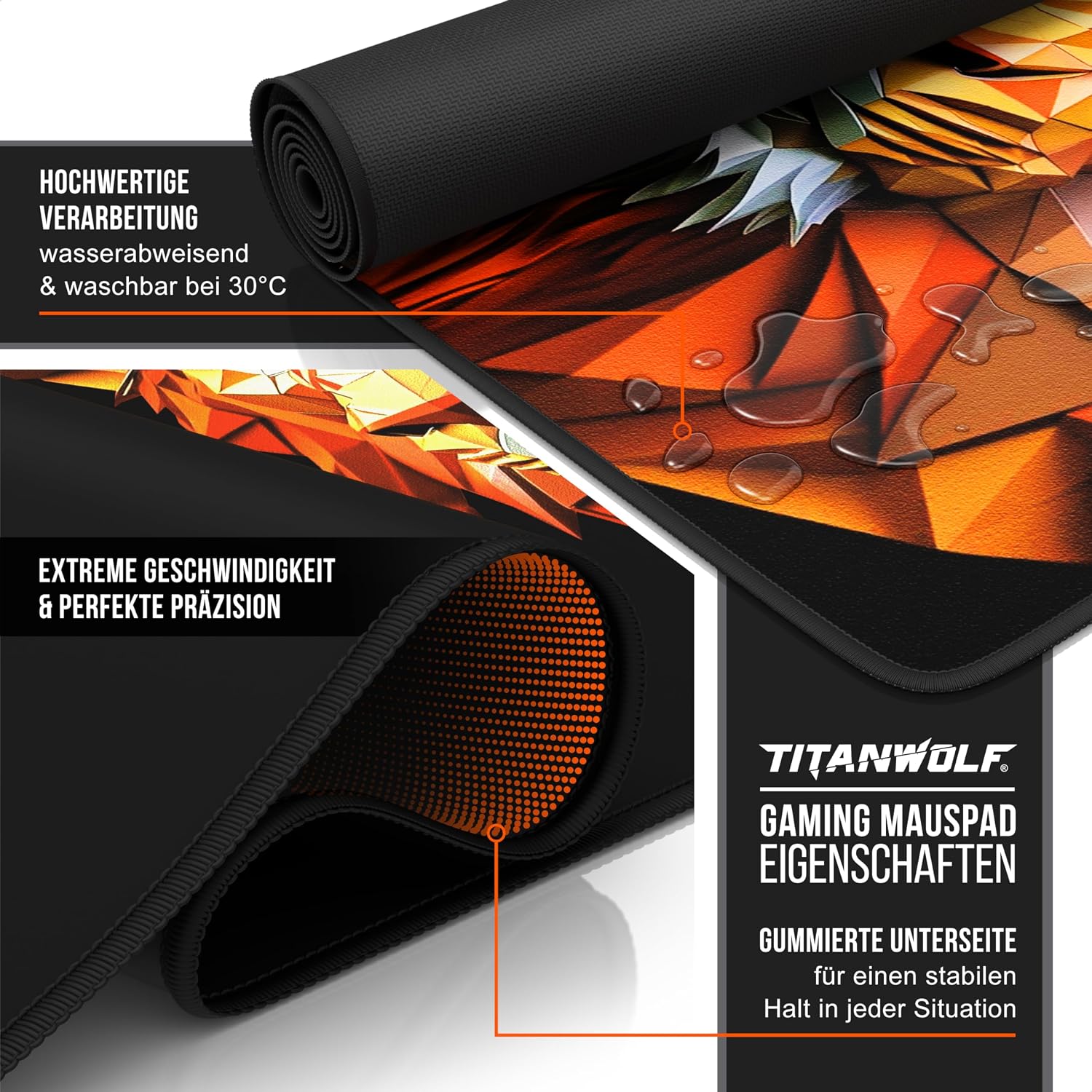 Detalle de XXL Speed Gaming-Mauspad 900 x 400 mm