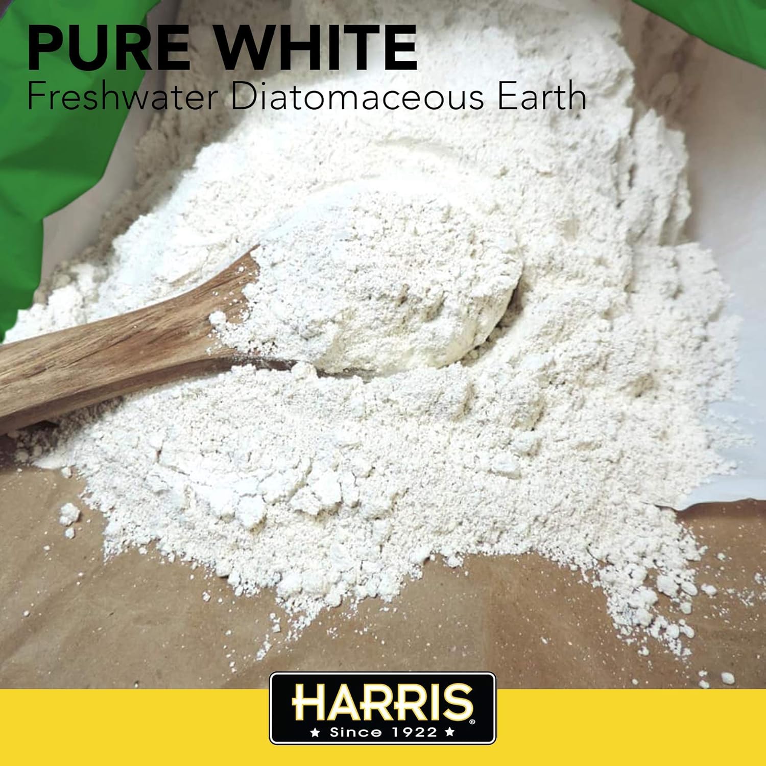 Detalle de HARRIS Diatomaceous Earth Food Grade, 10lb with Powder Duster Included