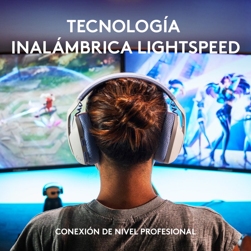 Thumbnail 3 de Logitech G435 LIGHTSPEED auriculares gaming inalámbricos blancos