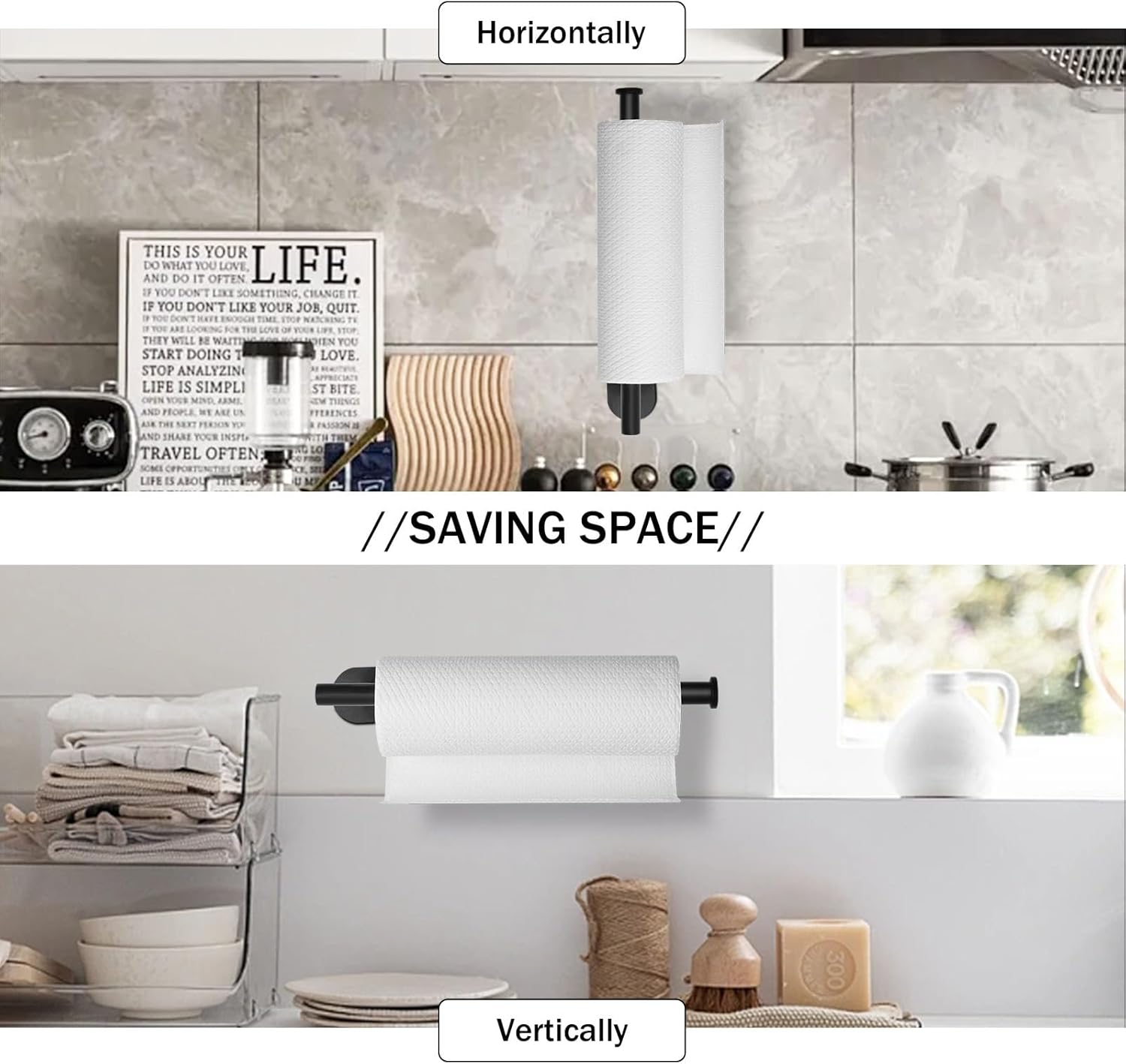 Detalle de Fvviia Paper Towel Holder SUS304 Stainless Steel