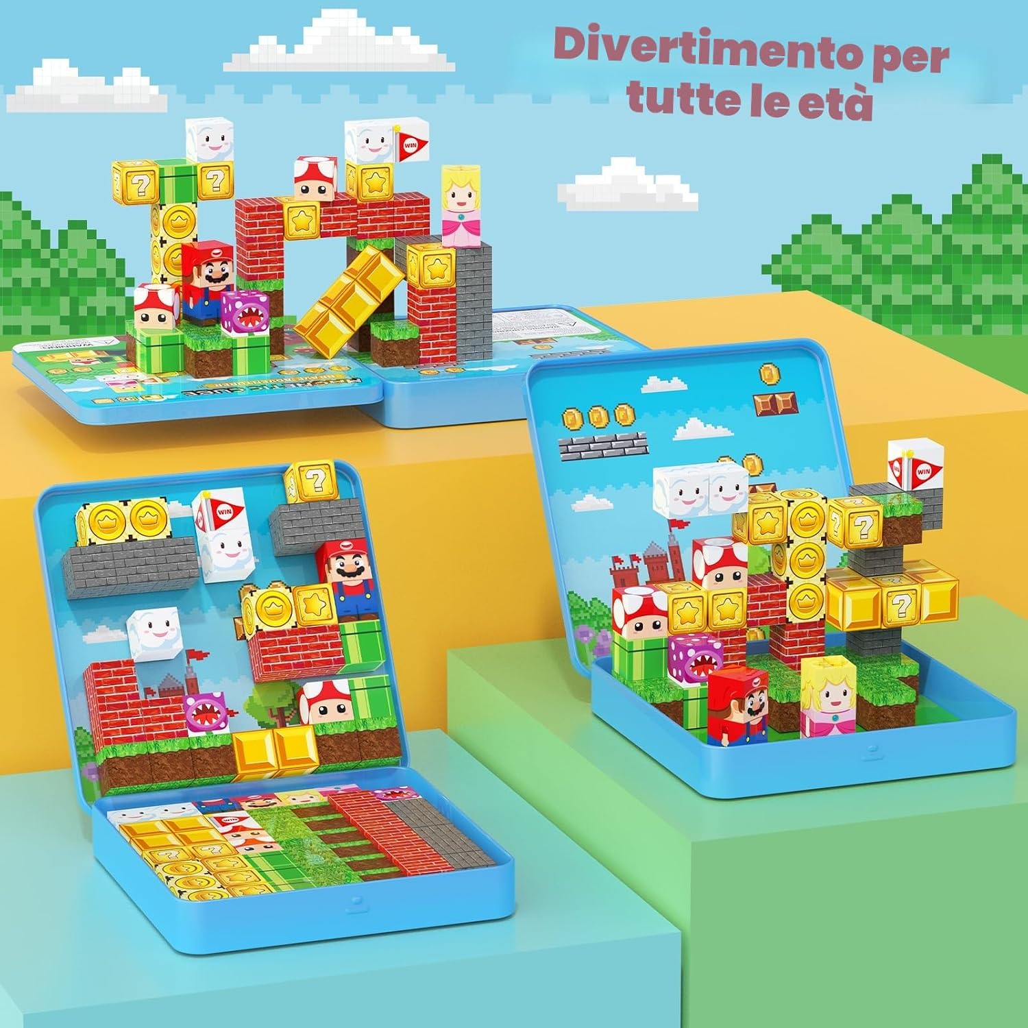 Thumbnail 5 de STEM MATCH Set blocchi magnetici 49 pezzi