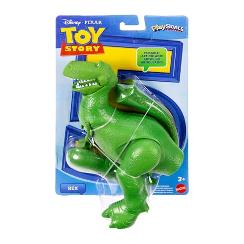 Thumbnail 6 de Rex de Toy Story di Mattel: figura de acción de 18,4 cm con 8 articulaciones