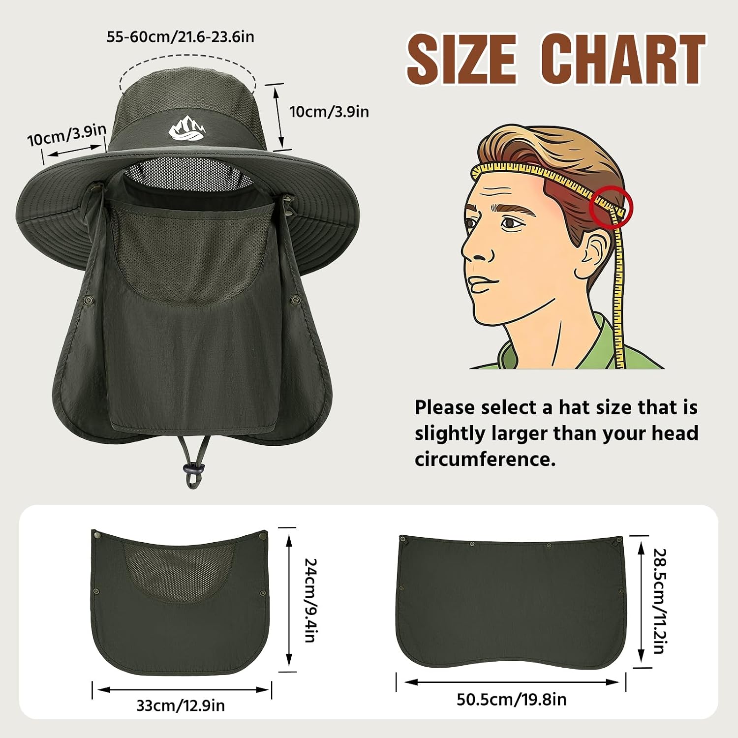 Thumbnail 5 de Xnova Bucket Hat with Face Covering