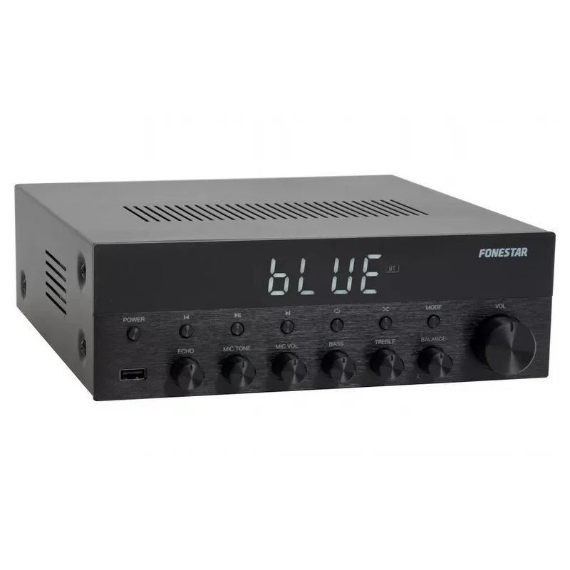 Fonestar AS-1515: Amplificador Estéreo Hi-Fi 15+15 W RMS con Bluetooth/USB/FM