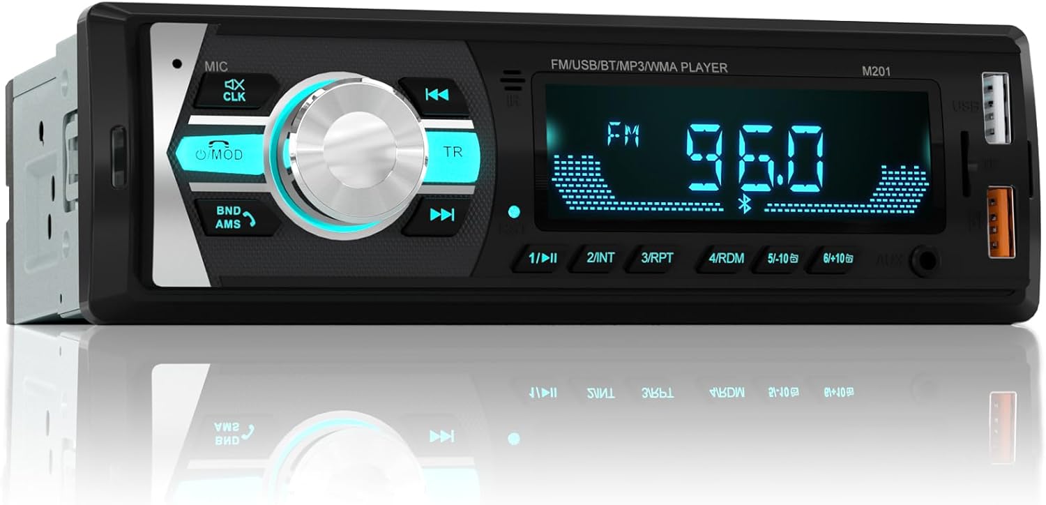 NORHOM Single Din Bluetooth Car Stereo