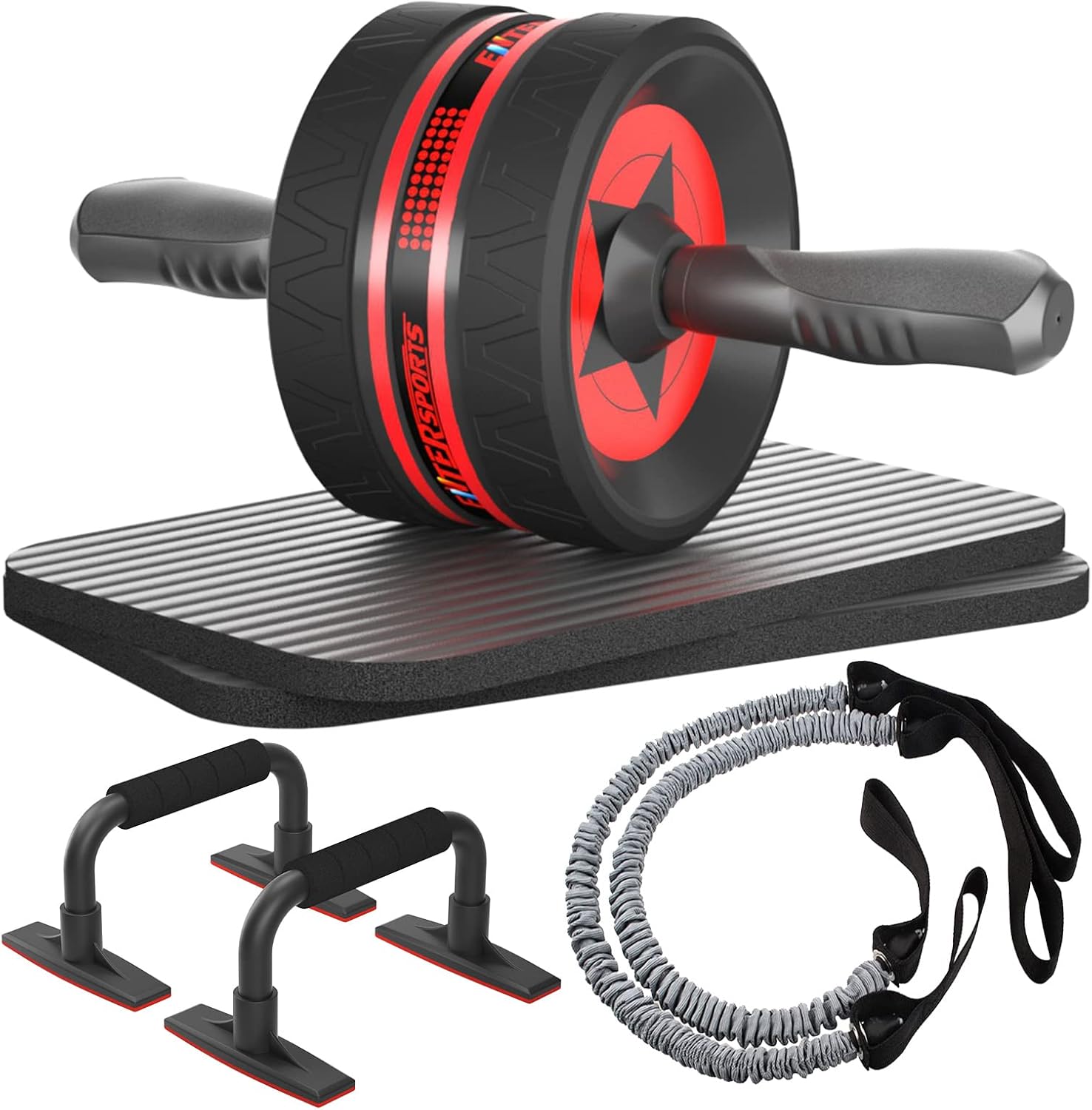 Thumbnail 6 de EnterSports Bauchroller mit 2 Knieschonern – Bauchmuskeltrainer für Zuhause