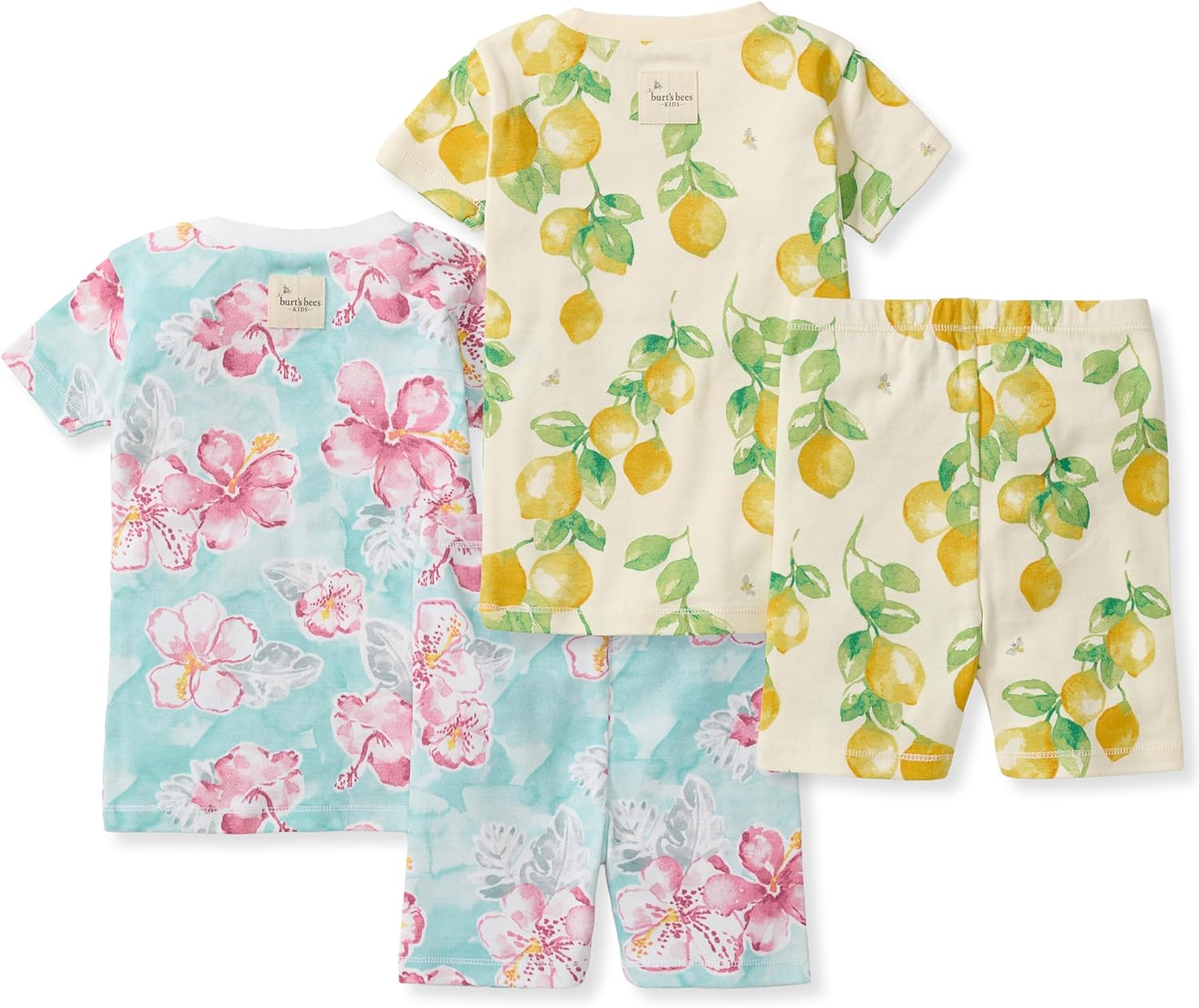Detalle 2 de Burt's Bees Baby 2-Piece Organic Cotton Pajama Set (Short Sleeve Tee + Shorts)