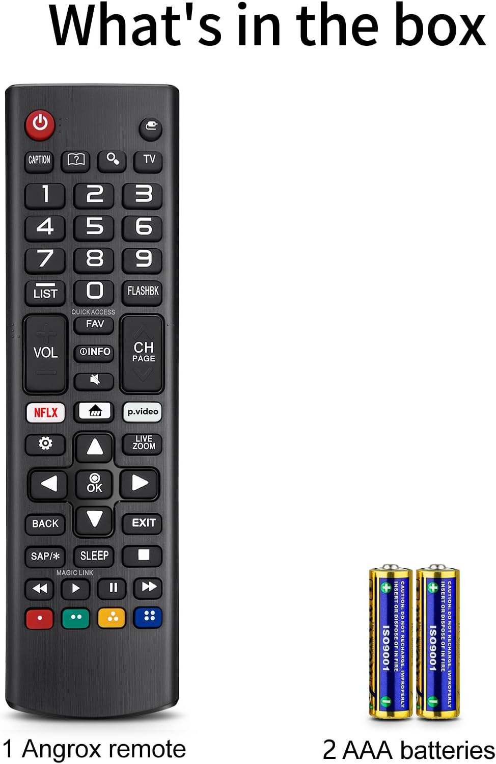 Thumbnail 6 de Angrox Universal Replacement Remote for LG Smart TVs (Battery Included)