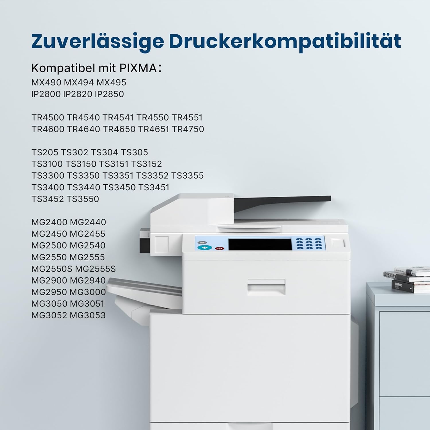 Detalle 2 de Washope PG545XL CL546XL Multipack Patronen für Canon Pixma TS3350/TS3150/MX495 u. a. (Schwarz + Farbe, 2er Pack)