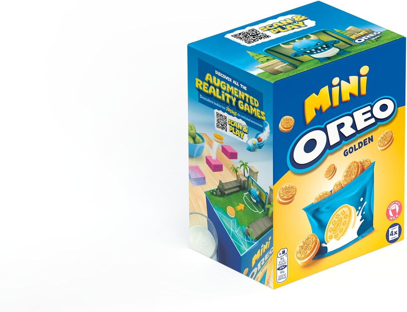 Thumbnail 1 de Oreo Golden Mini Galletas de Vainilla con Crema 🍪