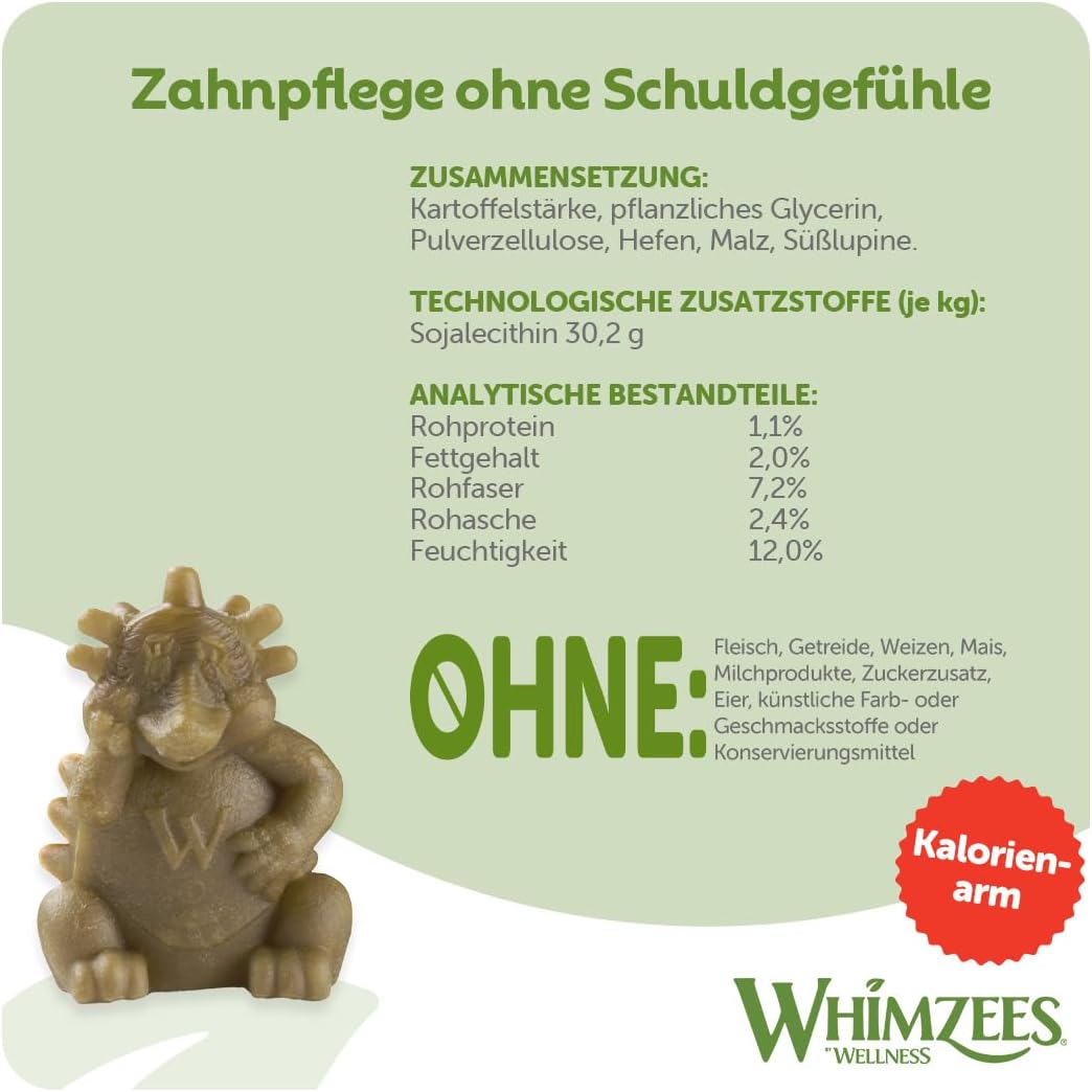 Detalle 2 de WHIMZEES Igel L Kaustangen 6 Stück