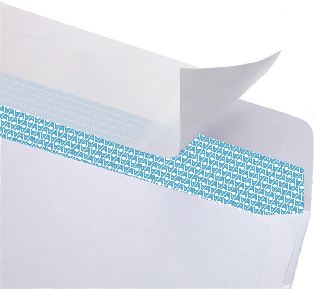 Thumbnail 3 de Aimoh 500#10 Security Self Seal Mailing Envelopes - Windowless, 4-1/8 x 9-1/2, 24lb, 500 Ct