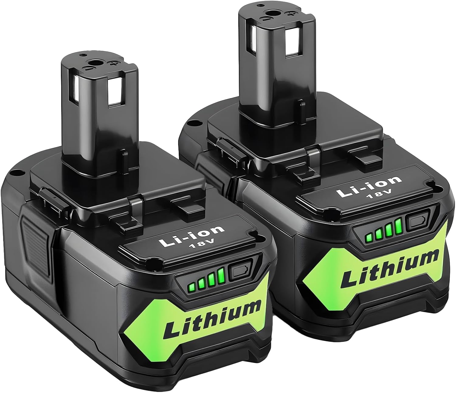 Detalle de Ultraxxis P108 18V Replacement Batteries, 6.0Ah Lithium-Ion, 2-Pack