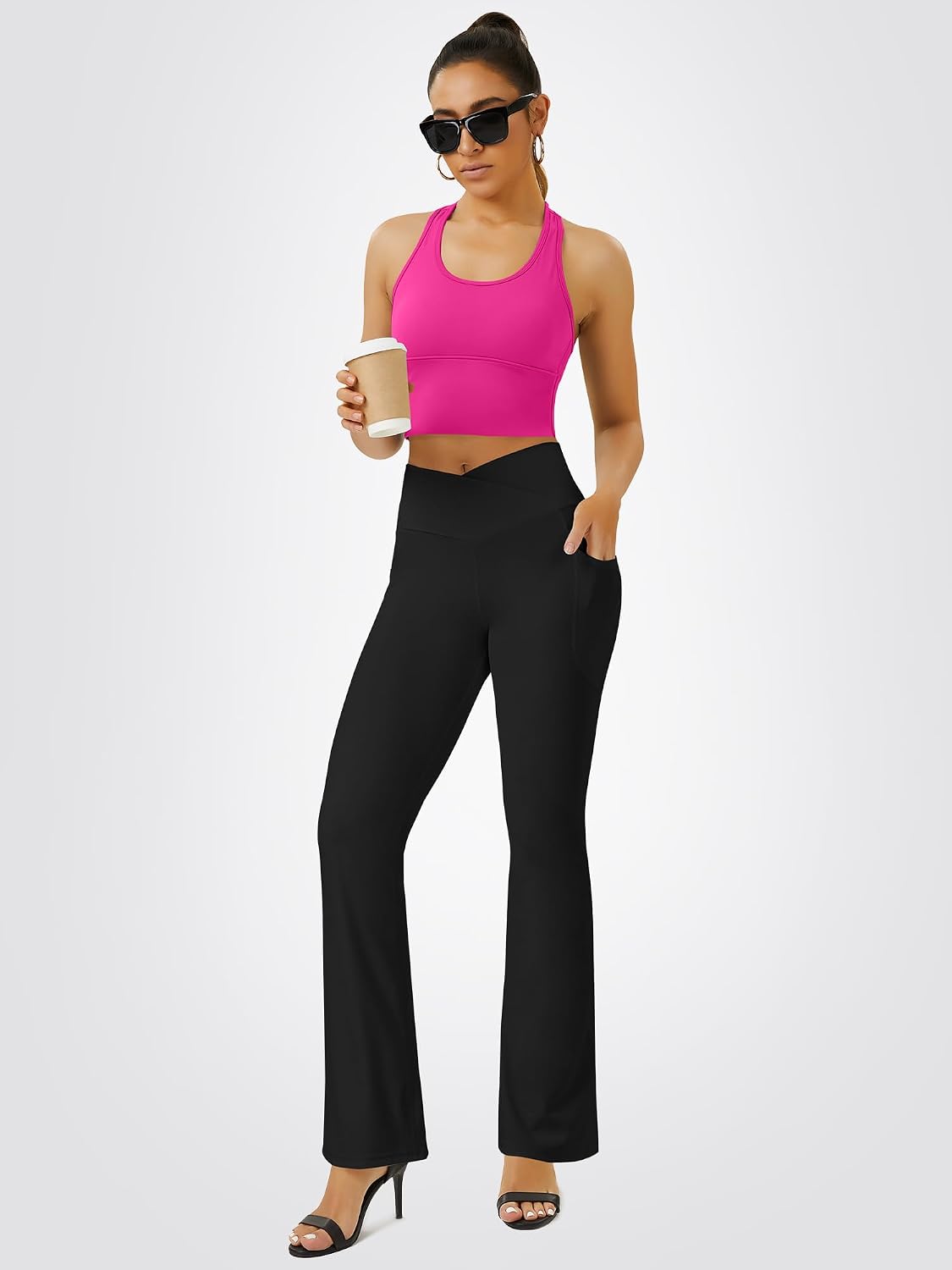 Thumbnail 5 de FOHOFO Flare Yoga Pants
