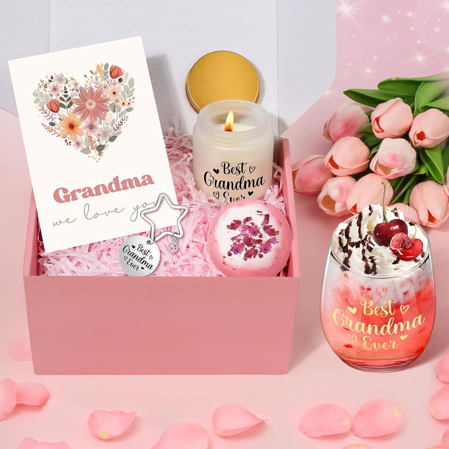 Thumbnail 3 de Tecanne Grandma Gifts Personalised Glass