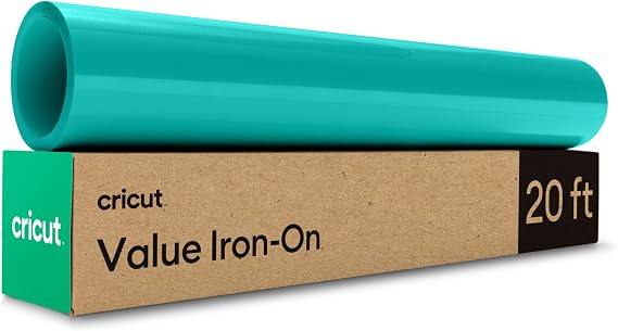 Cricut Iron On Teal 6m | Roll de Vinilo Transferible 🌟