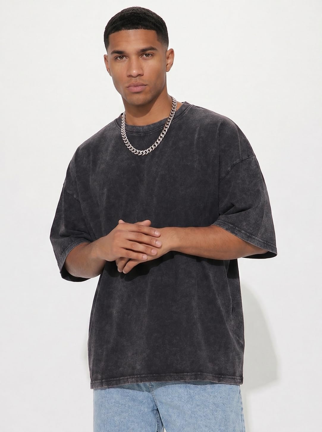 Thumbnail 2 de Oversized Tees for Men Short Sleeve Vintage