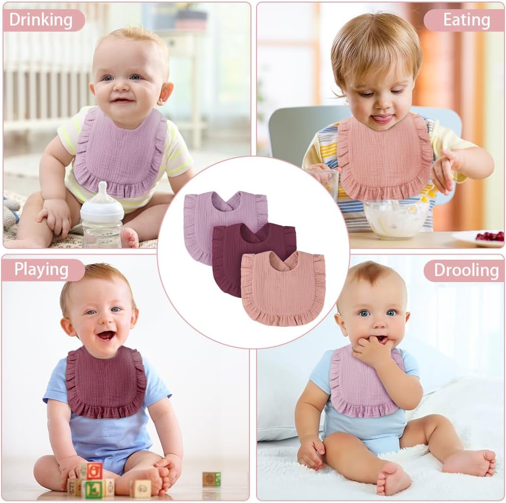 Thumbnail 6 de Vicloon Baby Lätzchen Weich 3er-Set