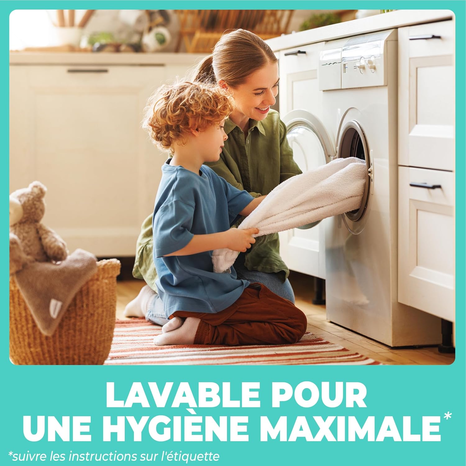 Thumbnail 6 de Protège-matelas Flowen 140x190 cm – Alèse imperméable et respirante en coton, anti-acariens, lavable en machine