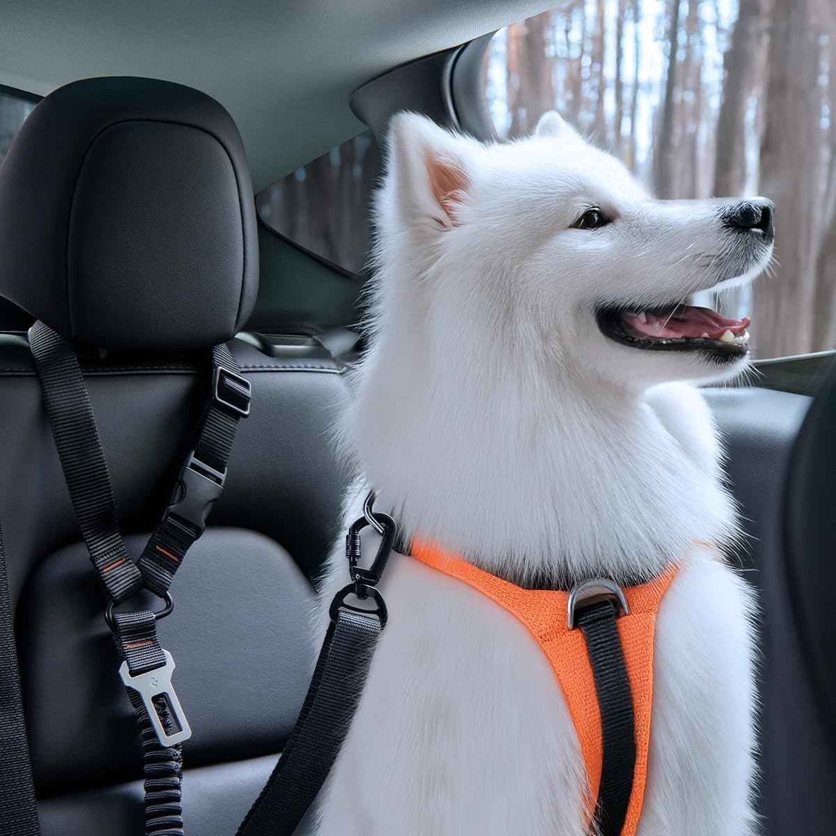 Thumbnail 6 de Spigen Ceinture Chien Voiture avec harnais universel anti-enchevêtrement et mousqueton rotatif 360°