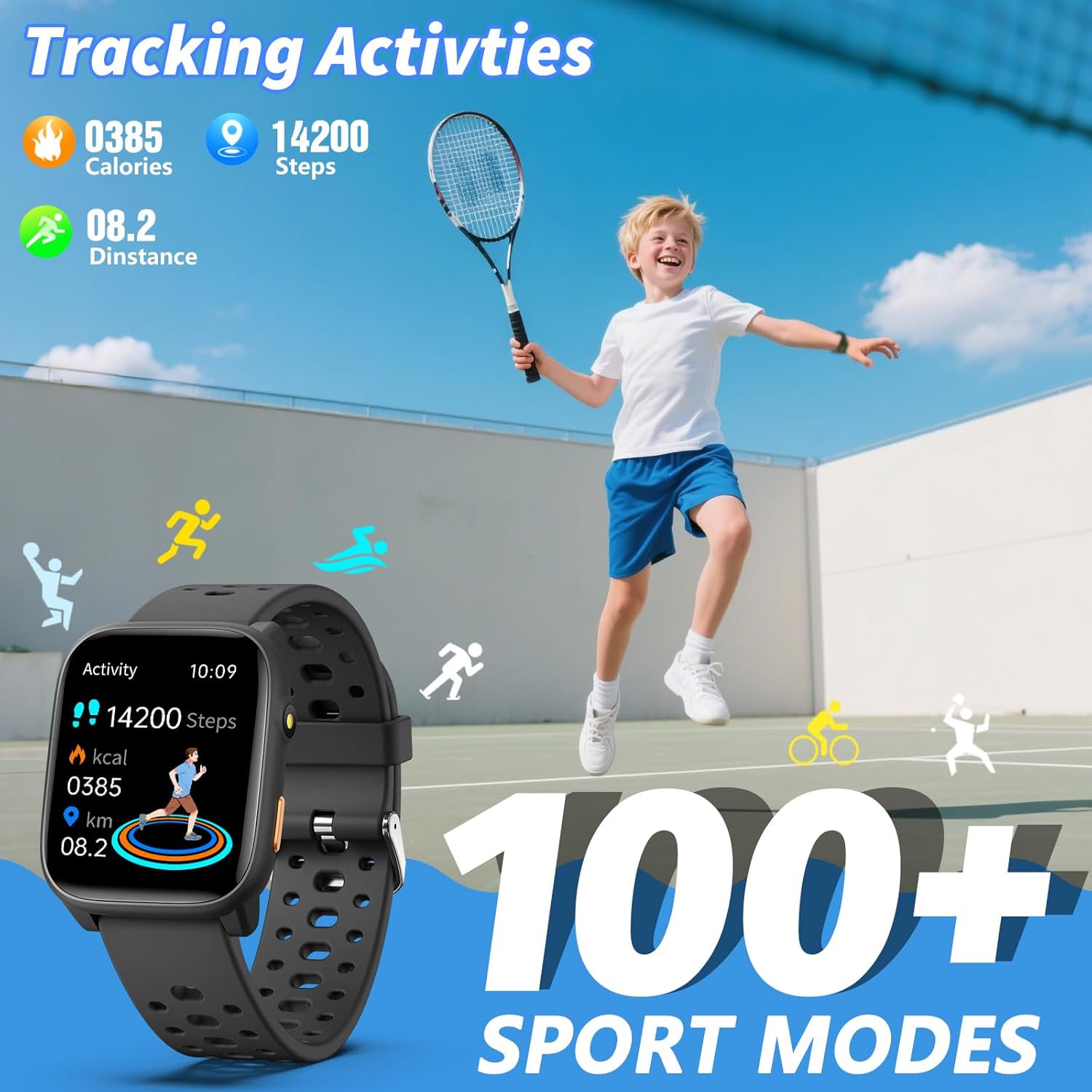 Detalle de ModaWin Kids Smart Watch 1.83"
