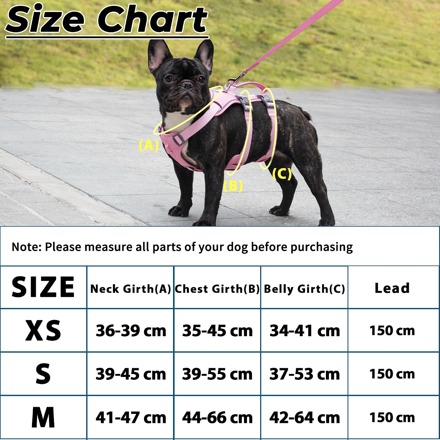 Thumbnail 5 de Wuffley Escape Proof Dog Harness and Leash Set