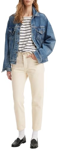 Thumbnail 8 de Levi's 501 Crop Vaqueros Ecru Booper No Damage para mujer (28W / 26L)