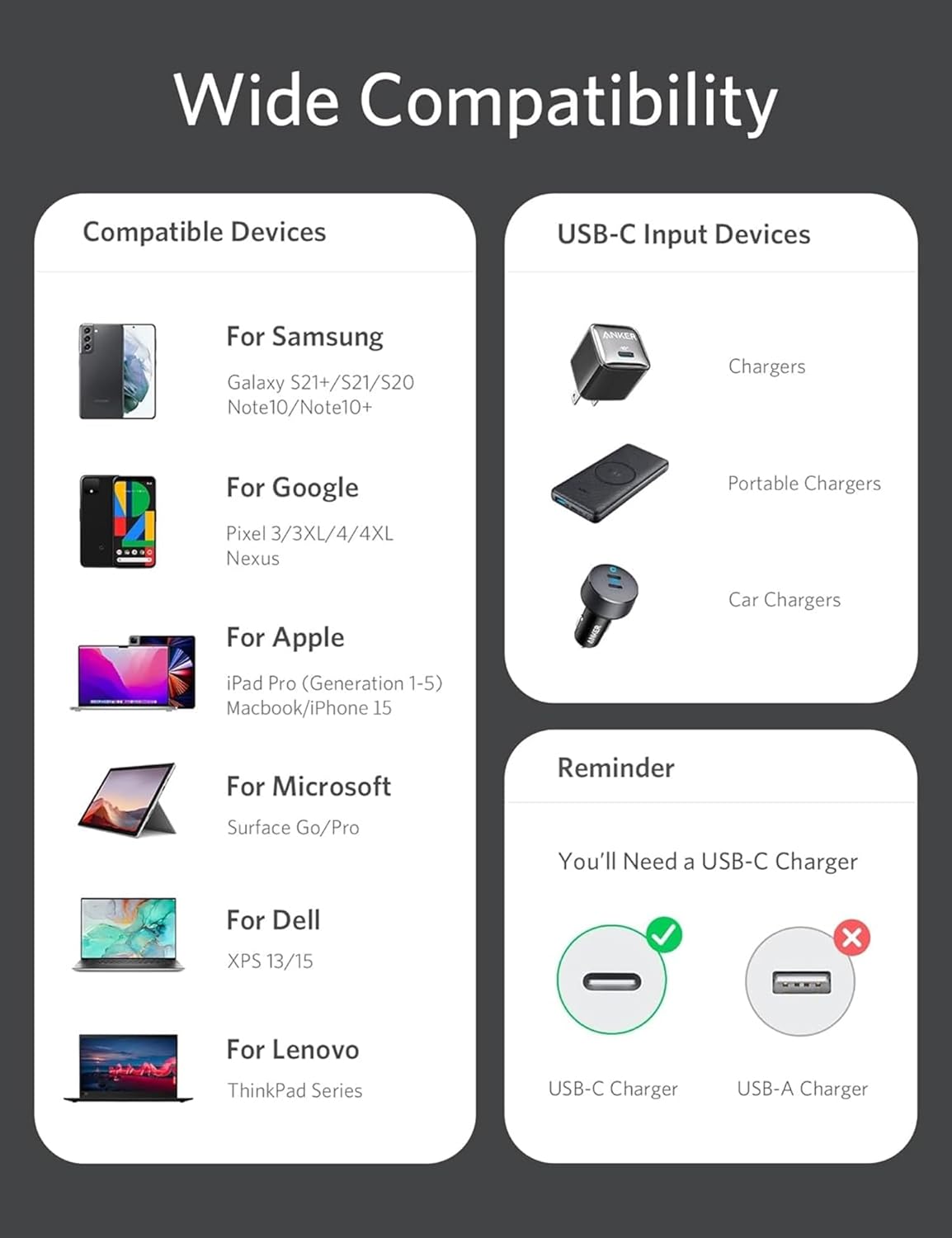 Thumbnail 6 de Acecene USB C Kabel 20 cm