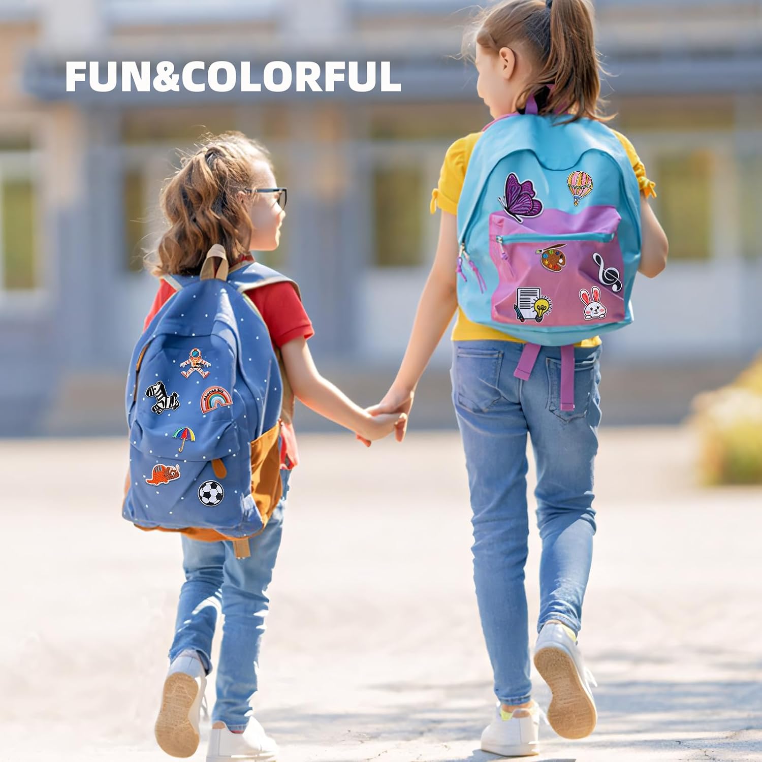 Detalle 2 de Solasocool Embroidered Iron-On Patches, 70-Piece Set