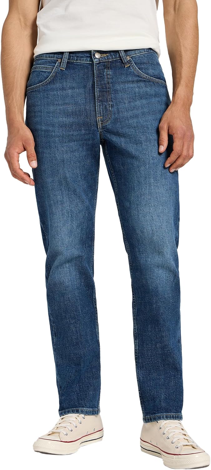 Detalle 2 de Lee Brooklyn Straight Vaqueros Hombre Straight Fit