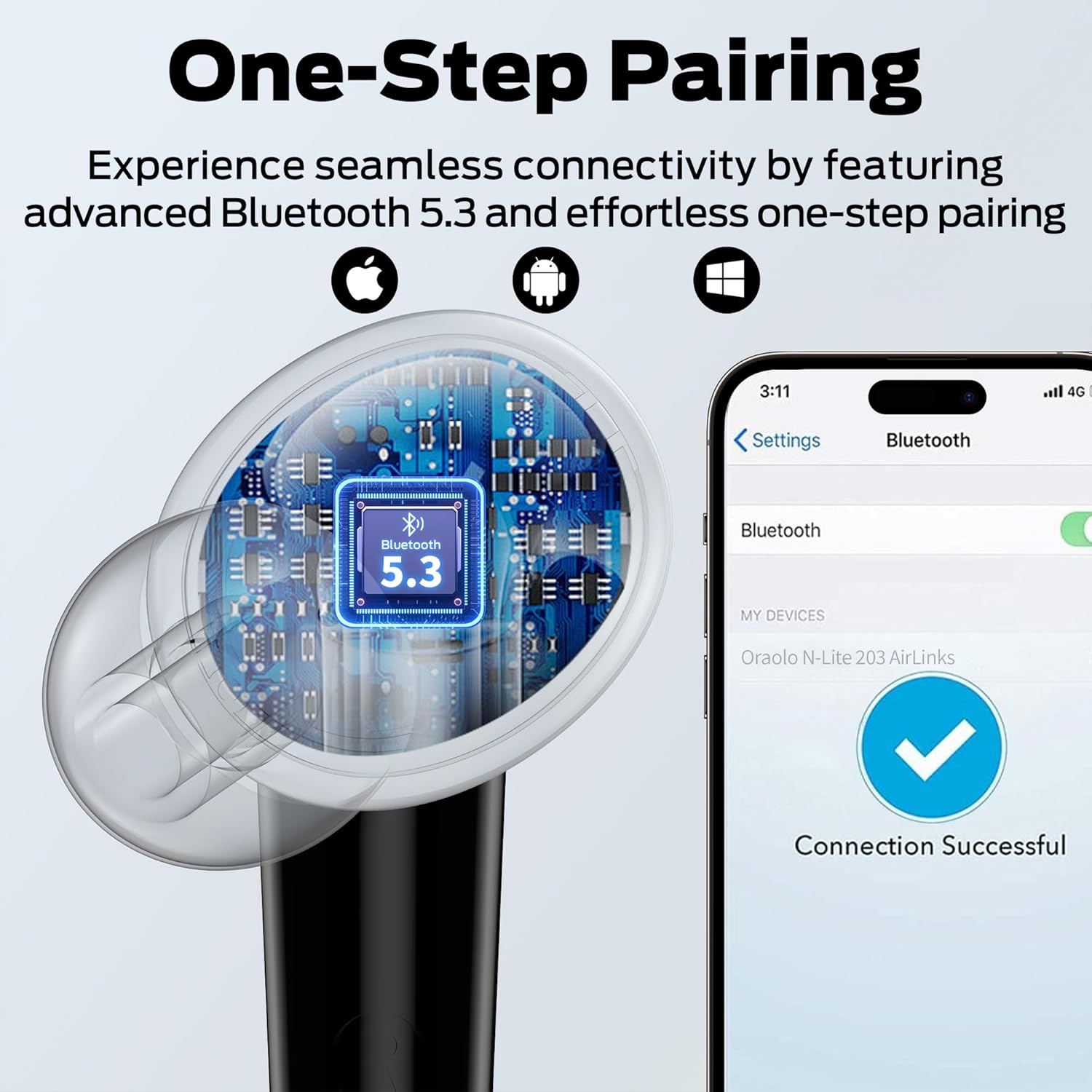 Thumbnail 6 de Wireless Earbuds Bluetooth 5.4, 40H playtime