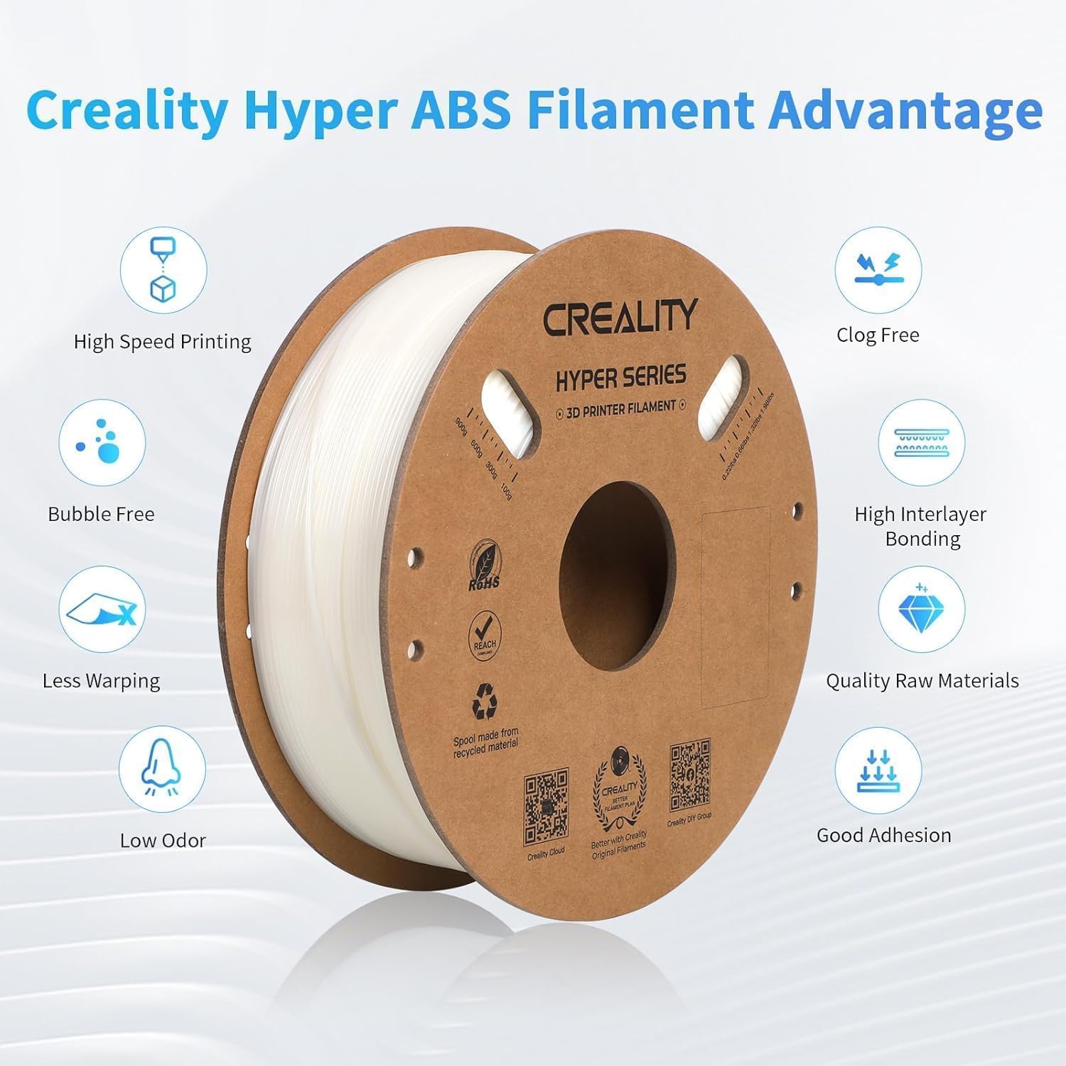 Thumbnail 6 de Creality ABS Filamento 1.75mm – Alta Resistencia y Velocidad 🖨