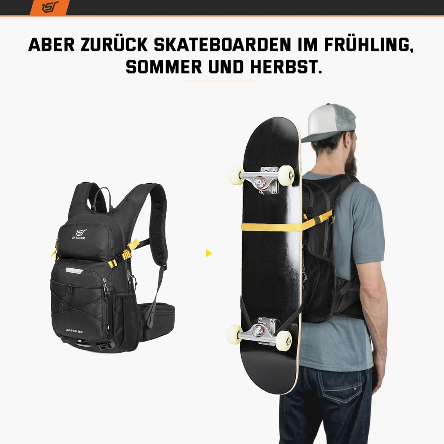 Thumbnail 6 de SKYSPER 20L Wanderrucksack Fahrradrucksack