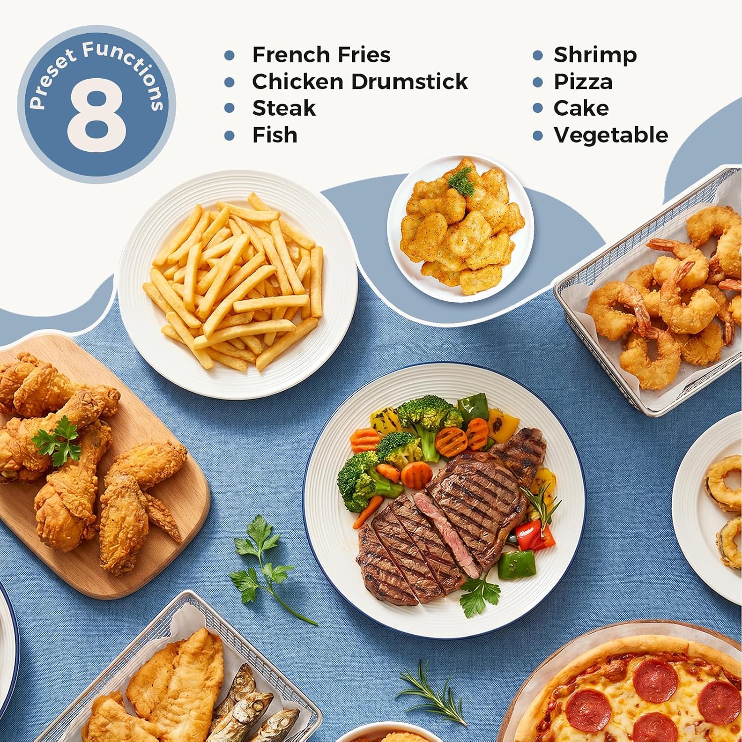 Thumbnail 5 de DUMOS Air Fryer, 6.34 Quarts