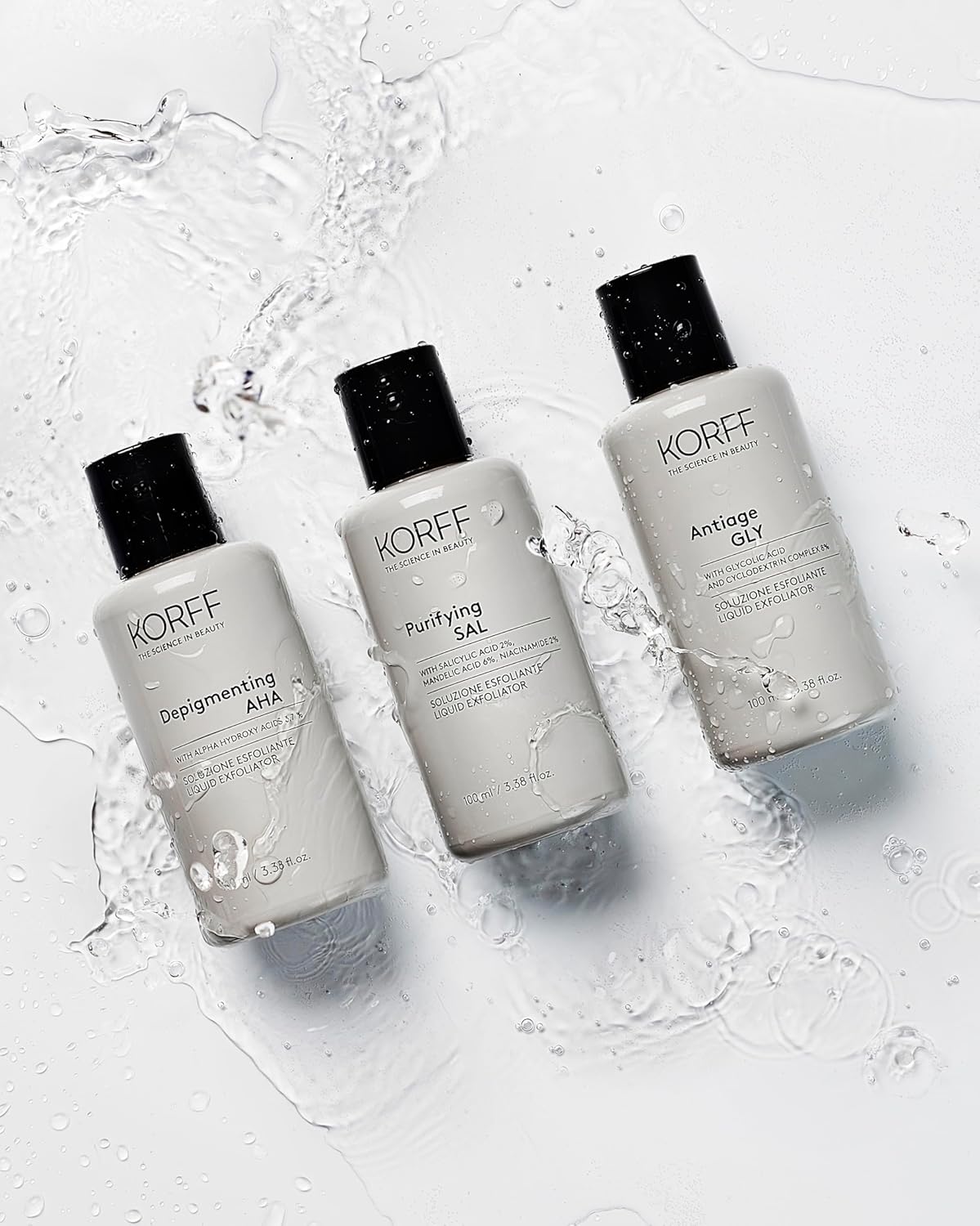 Thumbnail 4 de Korff Antiage Gly Soluzione Esfoliante con Acido Glicolico all’8% e Ciclodestrine, 100 ml