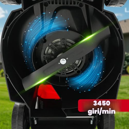 Thumbnail 3 de LEHMANN Tagliaerba Elettrico 1200 W, 32 cm, 25 L, altezza 25–65 mm, fino a 500 m²
