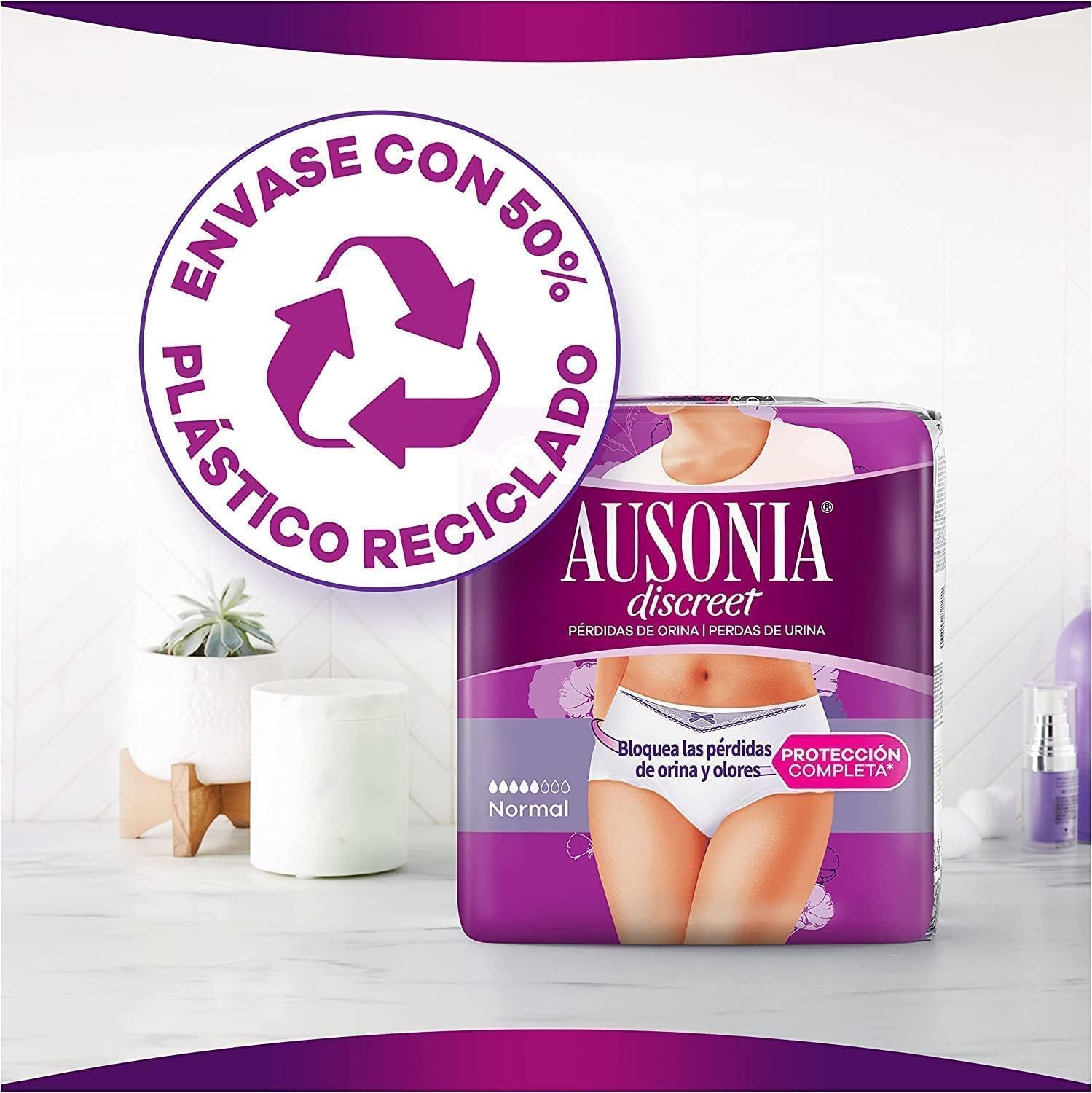 Thumbnail 9 de Ausonia Discreet Pants Normal, Braguitas Incontinencia Mujer 🩲