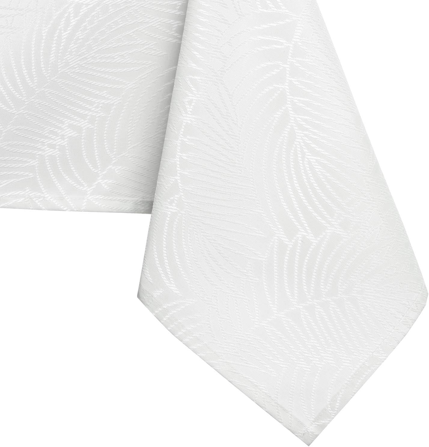 Detalle 2 de AmeliaHome Nappe Effet Lotus déperlant Polyester Cappuccino Gaia 120x200 cm