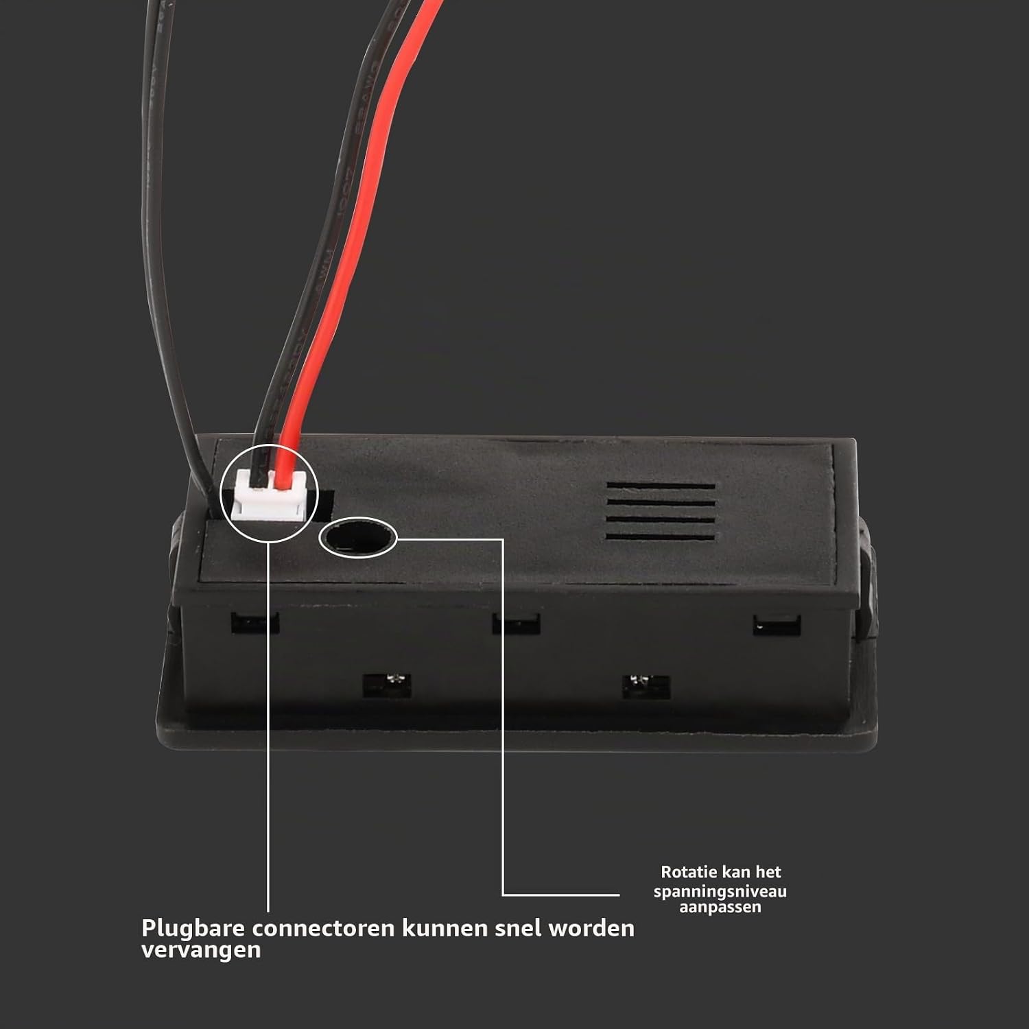 Thumbnail 4 de diymore Stijl 4 batterijmonitor, DC 8-100 V met kleurenscherm en alarm