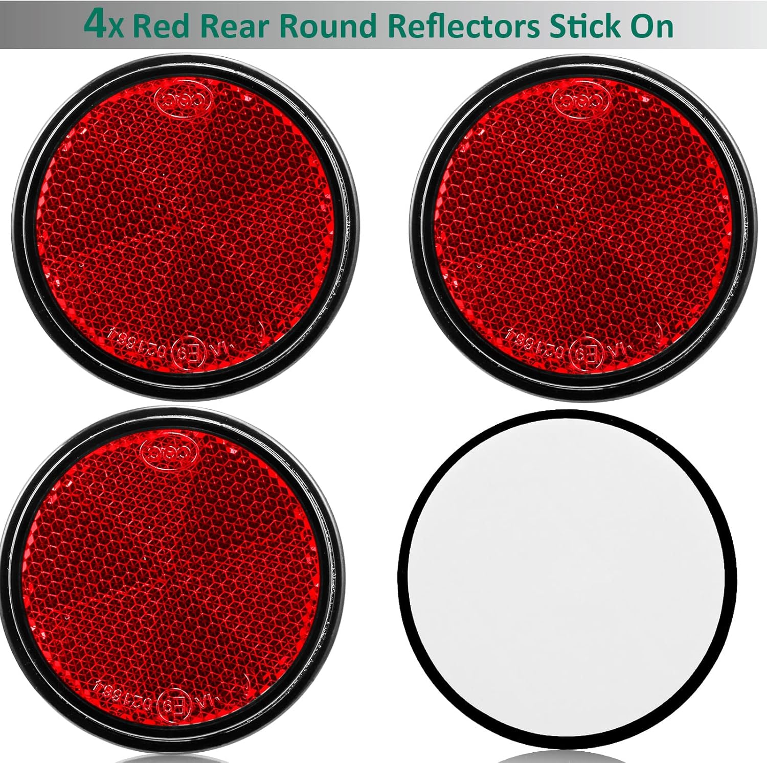 Thumbnail 3 de DARKGUARD 4x Trailer Rear Reflectors Ø60mm