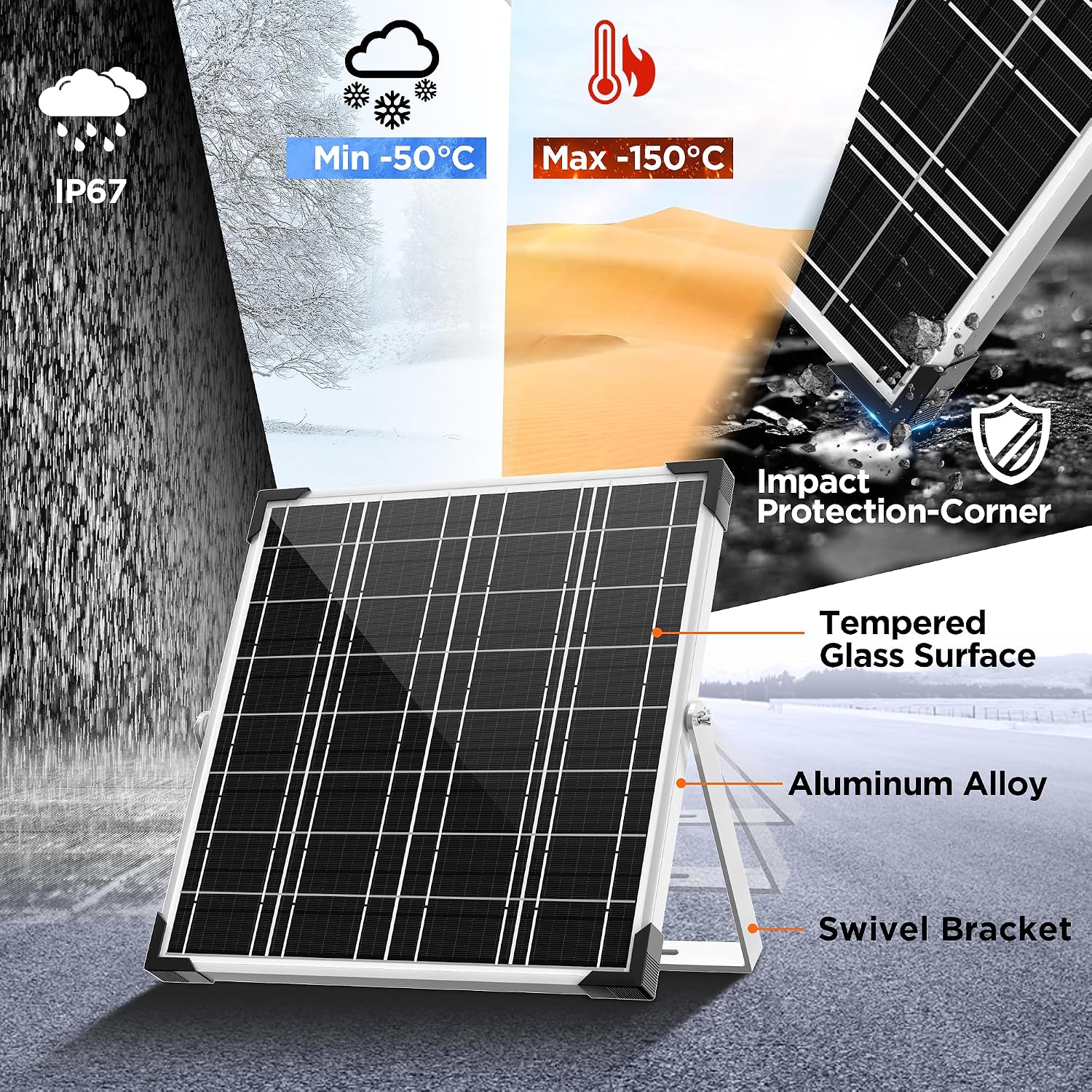 Thumbnail 4 de Voltset 12V 20W Solar Battery Charger