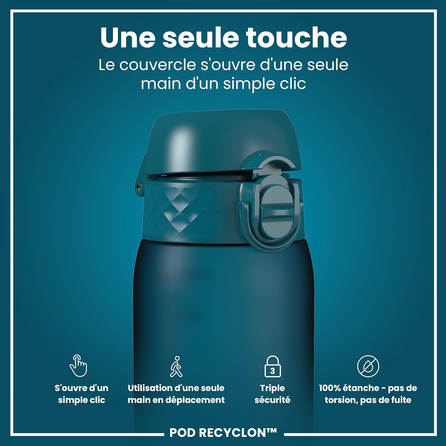 Thumbnail 2 de Ion8 Gourde Enfant 350 ml – Anti-fuite, facile à ouvrir et lavable au lave-vaisselle