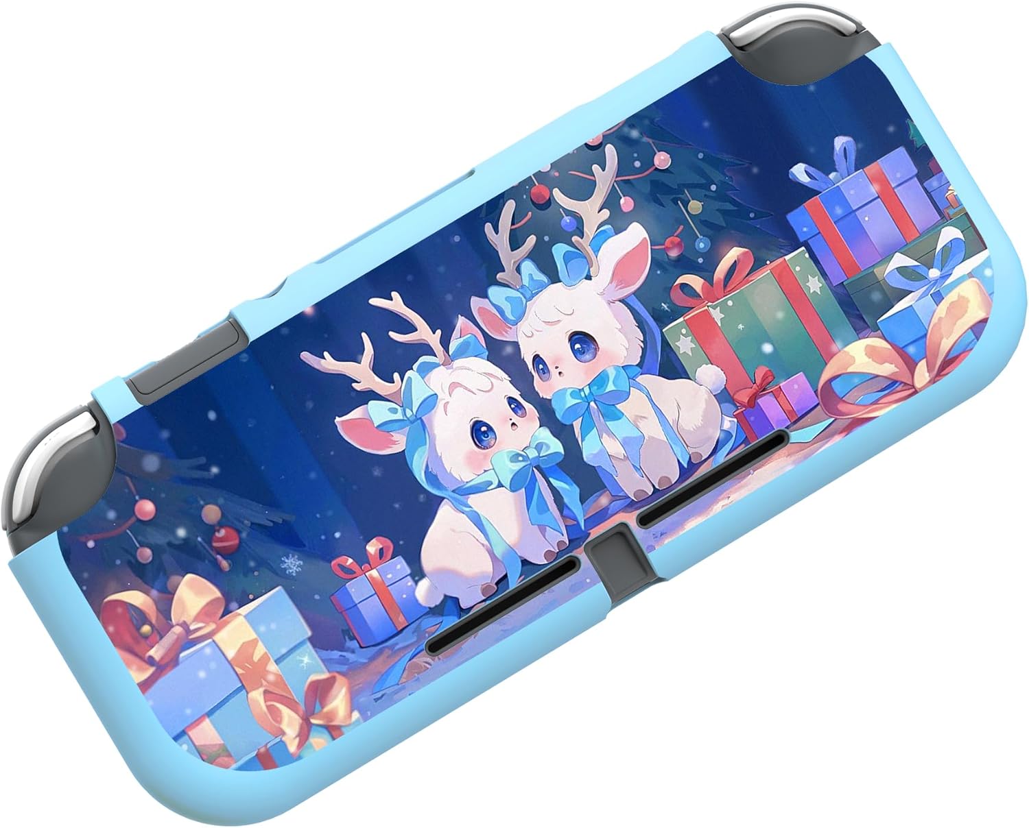 Thumbnail 5 de playvital Santa Deer Custom Protective Case for Nintendo Switch Lite