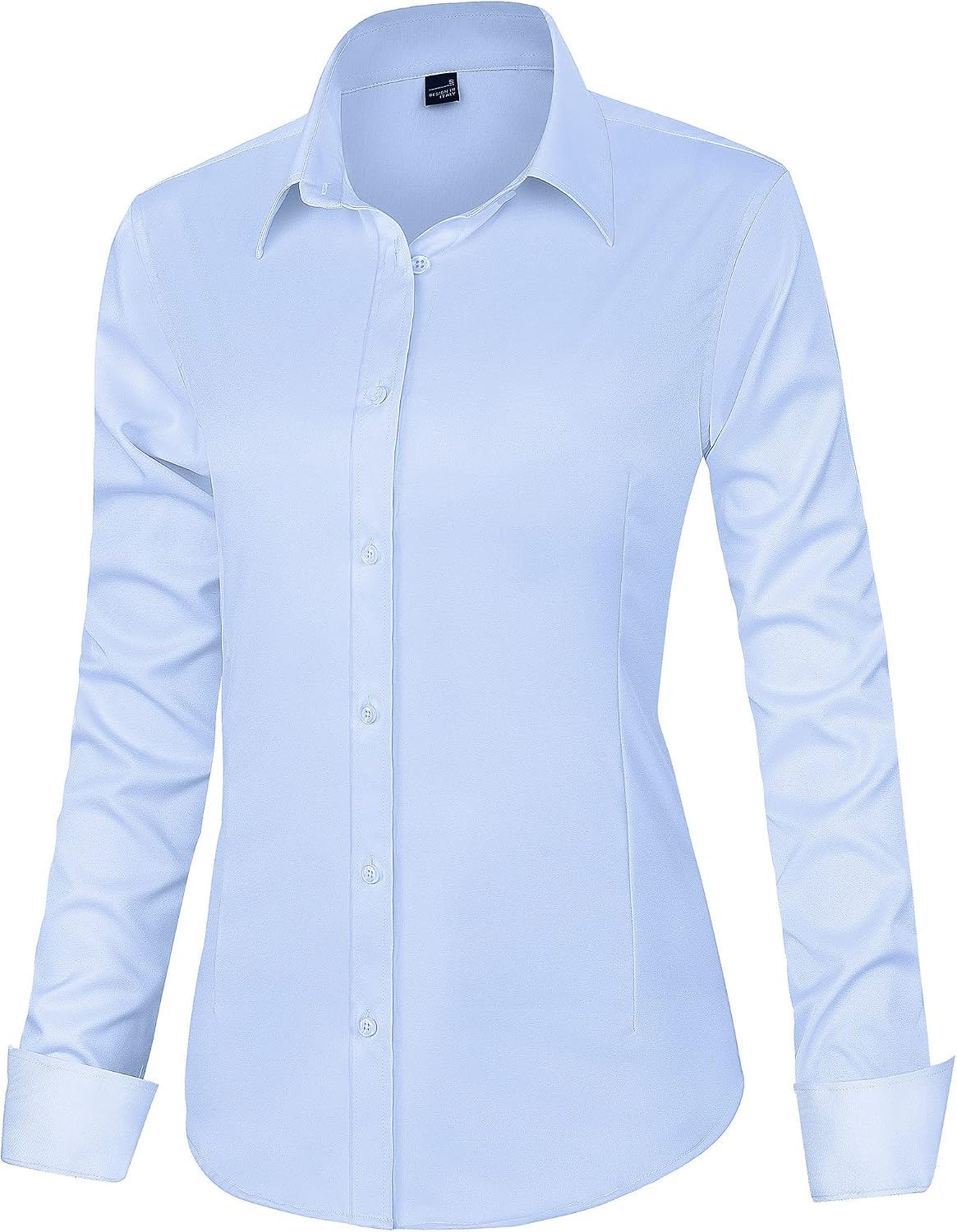 Thumbnail 2 de J.VER Women’s Long Sleeve Stretch Dress Fitted Shirt (Business Casual Work Blouse)