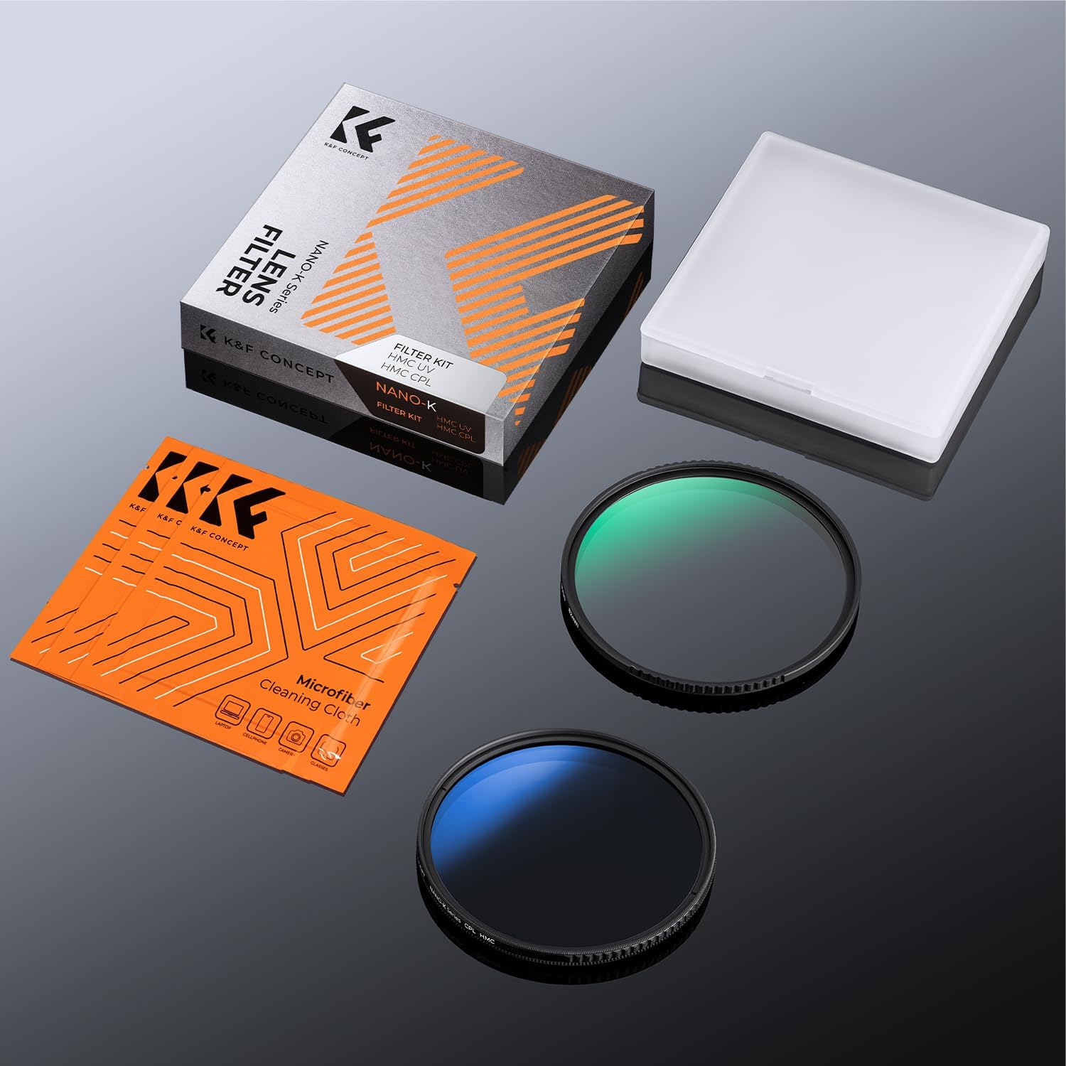 Thumbnail 6 de K&F CONCEPT Filterset 55mm CPL + UV – Nano-Klear-Serie (CNC, 18-Schicht- Beschichtung)