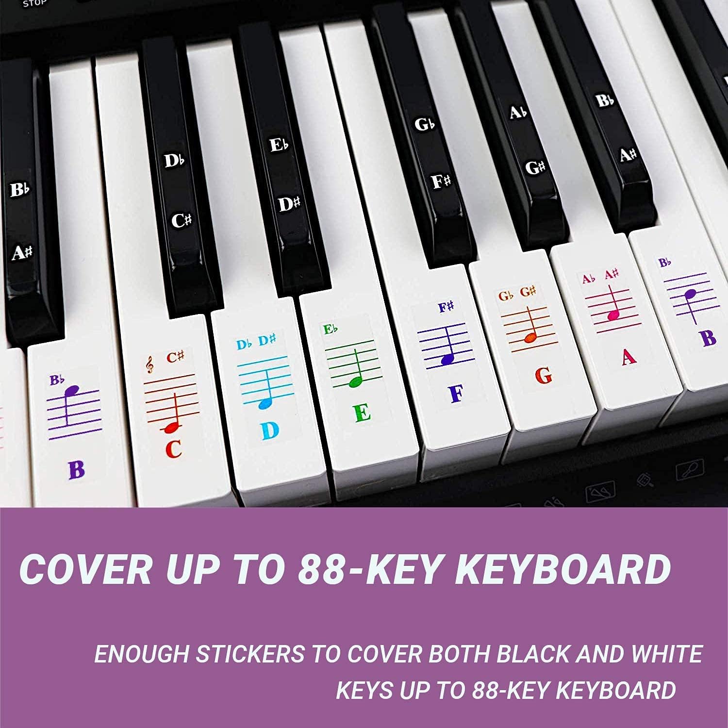 Detalle de QMG Piano Note Stickers, Vinyl