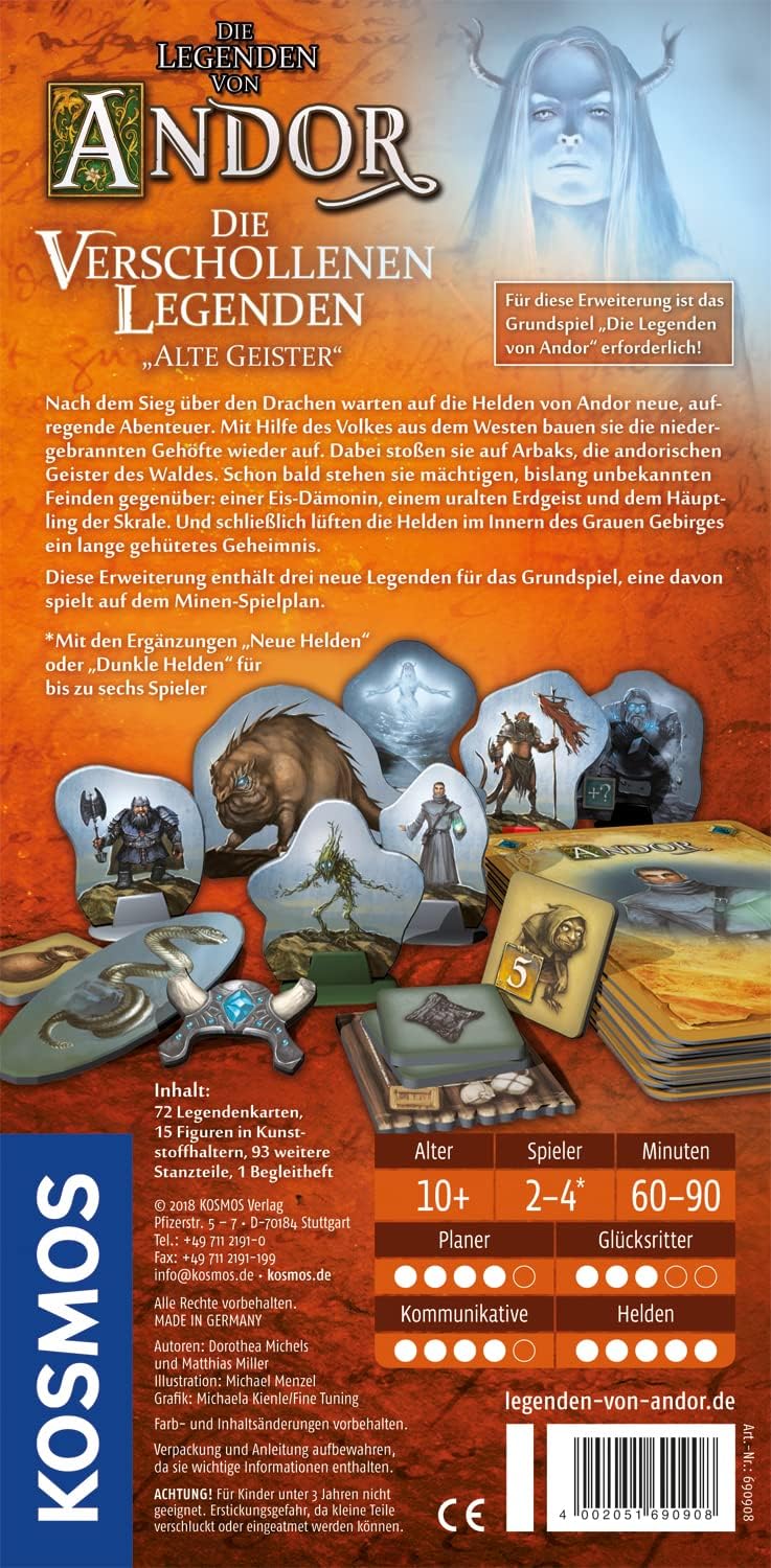 Thumbnail 1 de Kosmos Die Legenden von Andor – Die verschollenen Legenden, Erweiterung 🎲