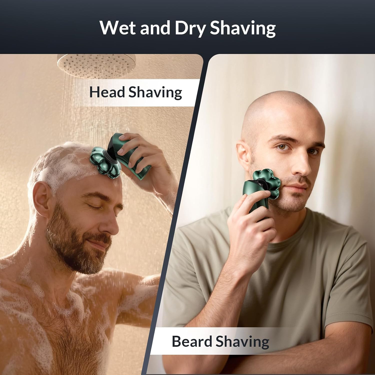 Thumbnail 4 de 7D Arc Magnetic Detachable Head Shaver 800mAh